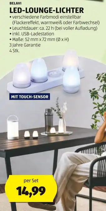 Hofer BELAVI LED-LOUNGE-LICHTER Angebot