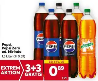 Billa Pepsi, Pepsi Zero od. Mirinda Angebot