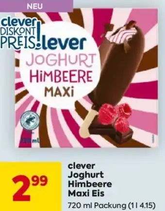 Billa clever Joghurt Himbeere Maxi Eis Angebot