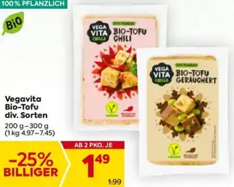 Billa Vegavita Bio-Tofu Angebot