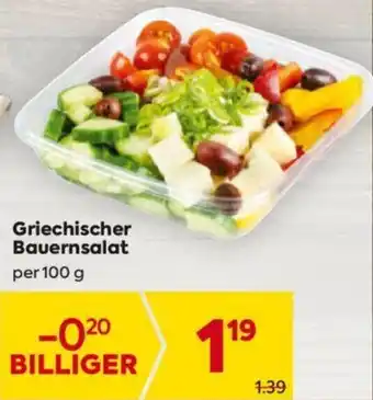 Billa Griechischer Bauernsalat Angebot