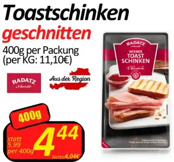 Wurstico Toastschinken Angebot