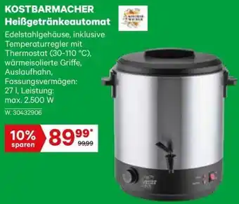 Lagerhaus KOSTBARMACHER Heißgetränkeautomat Angebot