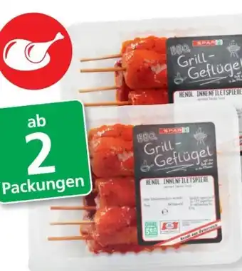 SPAR Gourmet BBQ Hendl-Innenfilet-Spieße Angebot