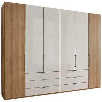 XXXLutz Drehtürenschrank in Champagner, Eiche Bianco Angebot