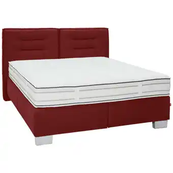 XXXLutz Boxspringbett 160/200 cm in Rot Angebot