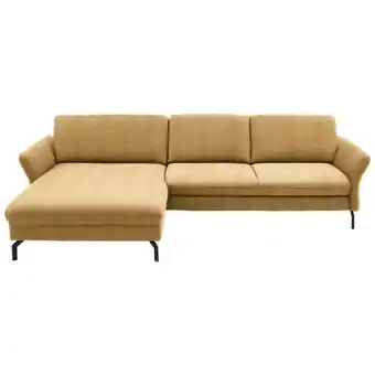 XXXLutz Ecksofa in Webstoff Gelb Angebot