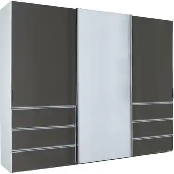 XXXLutz Schwebetürenschrank in Weiß, Schlammfarben Angebot