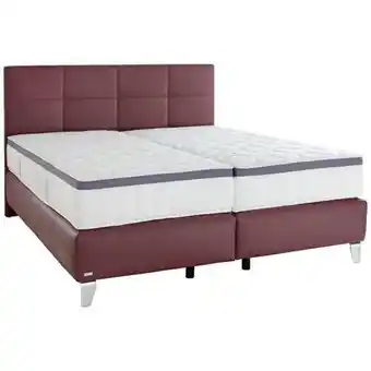 XXXLutz Boxspringbett 180/200 cm in Bordeaux Angebot