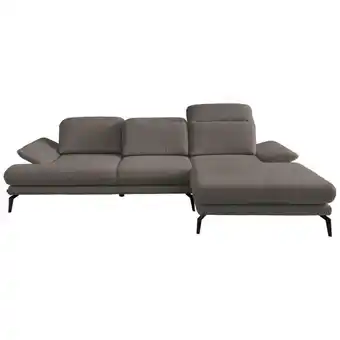 XXXLutz Ecksofa in Webstoff Hellbraun Angebot