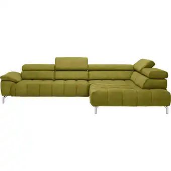 XXXLutz Ecksofa in Chenille Grün Angebot