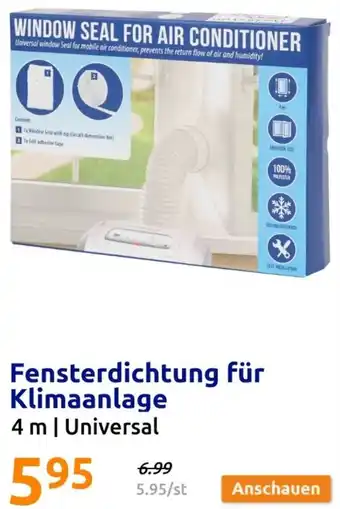 Action Fensterdichtung für Klimaanlage Angebot