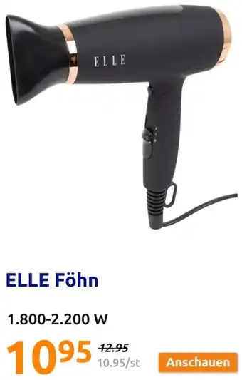 Action ELLE Föhn Angebot