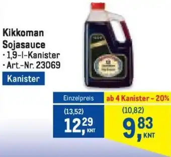 Metro Kikkoman Sojasauce Angebot