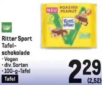 Metro Ritter Sport Tafel- schokolade Angebot