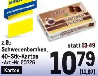 Metro z.B.: Schwedenbomben, 40-Stk-Karton Angebot