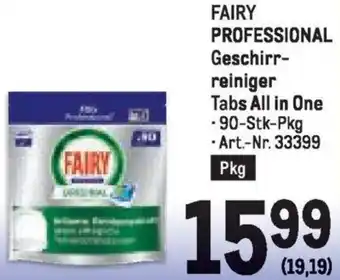 Metro FAIRY PROFESSIONAL Geschirr- reiniger Angebot