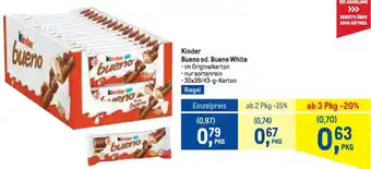 Metro Kinder Bueno od. Bueno White Angebot