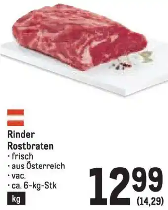 Metro Rinder Rostbraten Angebot