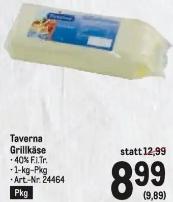 Metro Taverna Grillkäse Angebot