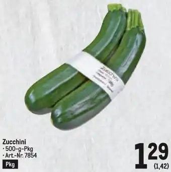 Metro Zucchini Angebot