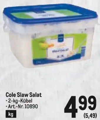 Metro Cole Slaw Salat Angebot