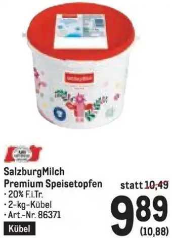 Metro SalzburgMilch Premium Speisetopfen Angebot