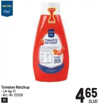 Metro Tomaten Ketchup Angebot