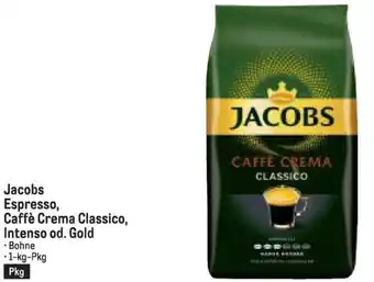 Metro Jacobs Espresso, Caffè Crema Classico, Intenso od. Gold Angebot