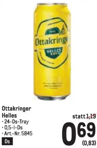 Metro Ottakringer Helles Angebot