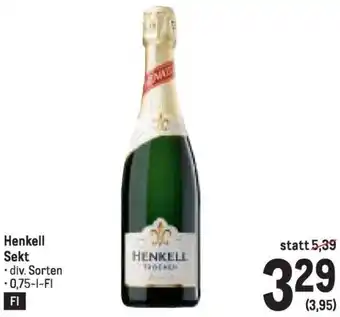 Metro Henkell Sekt Angebot