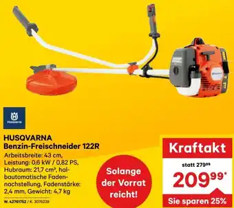 Lagerhaus HUSQVARNA Benzin-Freischneider 122R Angebot