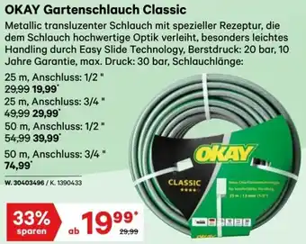 Lagerhaus OKAY Gartenschlauch Classic Angebot