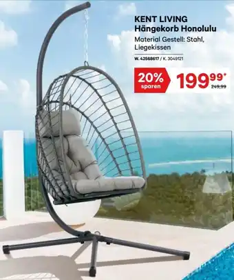 Lagerhaus KENT LIVING Hängekorb Honolulu Angebot