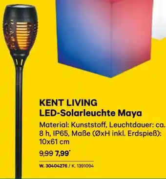 Lagerhaus KENT LIVING LED-Solarleuchte Maya Angebot