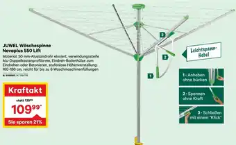 Lagerhaus JUWEL Wäschespinne Novaplus 550 Lift Angebot