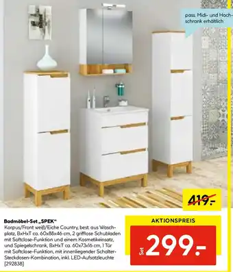 Hellweg Badmöbel-Set „SPEK Angebot