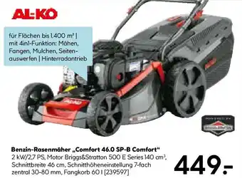 Hellweg Benzin-Rasenmäher,,Comfort 46.0 SP-B Comfort Angebot