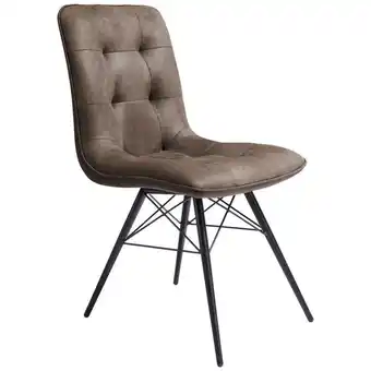 XXXLutz Stuhl in Eisen Mikrofaser Angebot