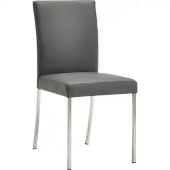 XXXLutz Stuhl in Edelstahl Echtleder pigmentiert Angebot