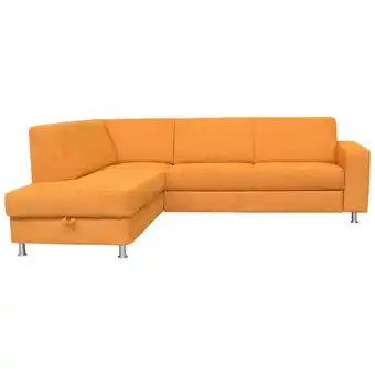 XXXLutz Ecksofa in Chenille Gelb Angebot