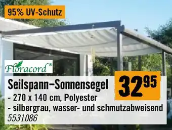 Hornbach Seilspann-Sonnensegel Angebot