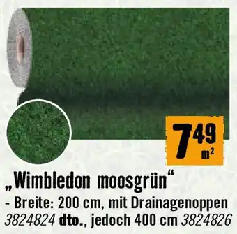 Hornbach Wimbledon moosgrün Angebot