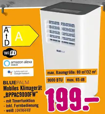 Hornbach BLUEPALM Mobiles Klimagerät BPPAC9000FW Angebot