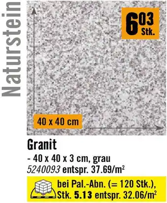 Hornbach Naturstein Granit Angebot