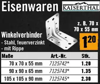 Hornbach Winkelverbinder Angebot