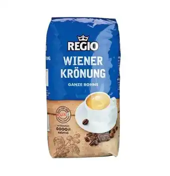 Spar Regio Wiener Krönung ganze Bohne oder gemahlen SPAR 500 Gramm 1 Packung Angebot