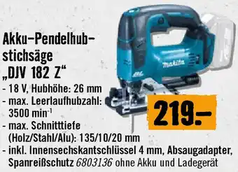 Hornbach Akku-Pendelhub- stichsäge Angebot