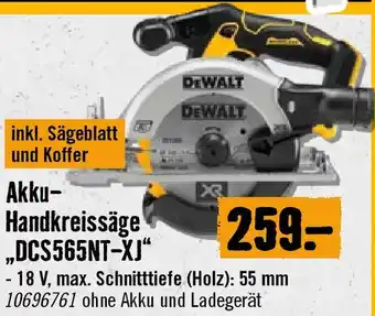 Hornbach Akku- Handkreissäge Angebot