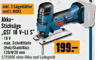 Hornbach Akku- Stichsäge Angebot
